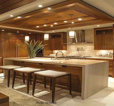 Custom wood kitchen cabinets installed by ASASA Kitchens in a modern Toronto home